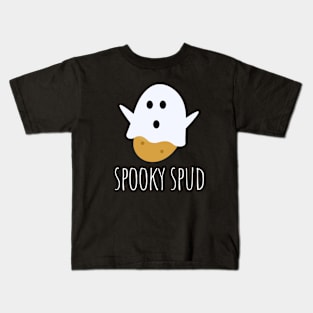 Spooky Spud Funny Halloween Potato Kids T-Shirt